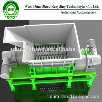 waste wood chip cutter equipment in wood recycling line